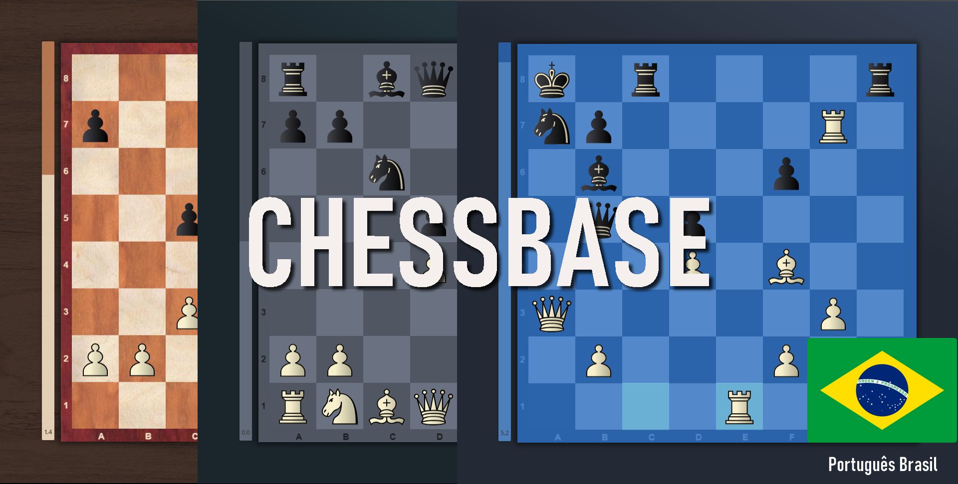 Screenshot of Chessbase (pt-BR): chessboard