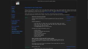 Screenshot of Codec Guide Dark Theme