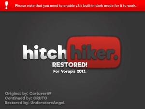 Screenshot of YouTube "Hitchhiker" 2014 Dark RESTORED!