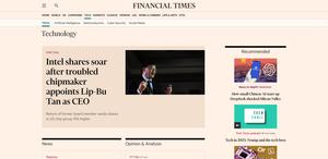 Screenshot of Financial Times ft.com clean