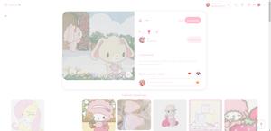 Screenshot of pinterest pink