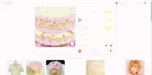 Screenshot of yellow nd pink pinterest // soft-pink background