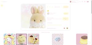 Screenshot of yellow and pink pinterest