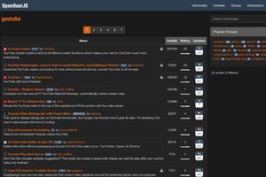 Screenshot of uso | openuserjs.org Dark Edition