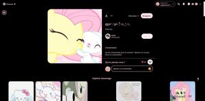 Screenshot of soft-pink and black pinterest