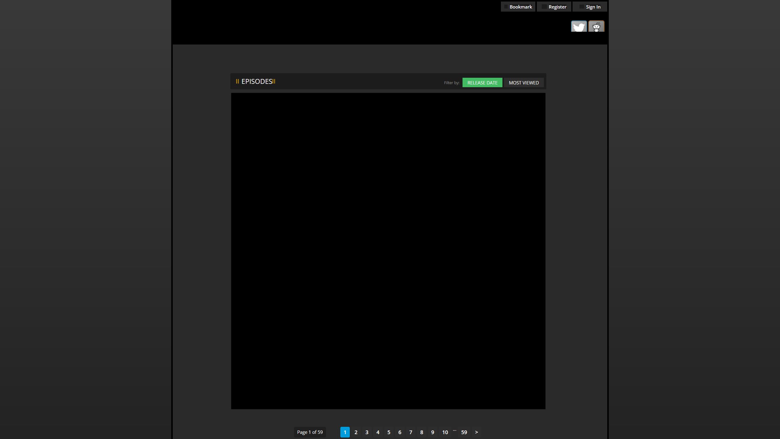 Screenshot of hentaivideos.net Dark theme fixed