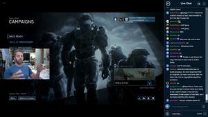 Screenshot of Rumble Teather Mode (Twitch.tv style)