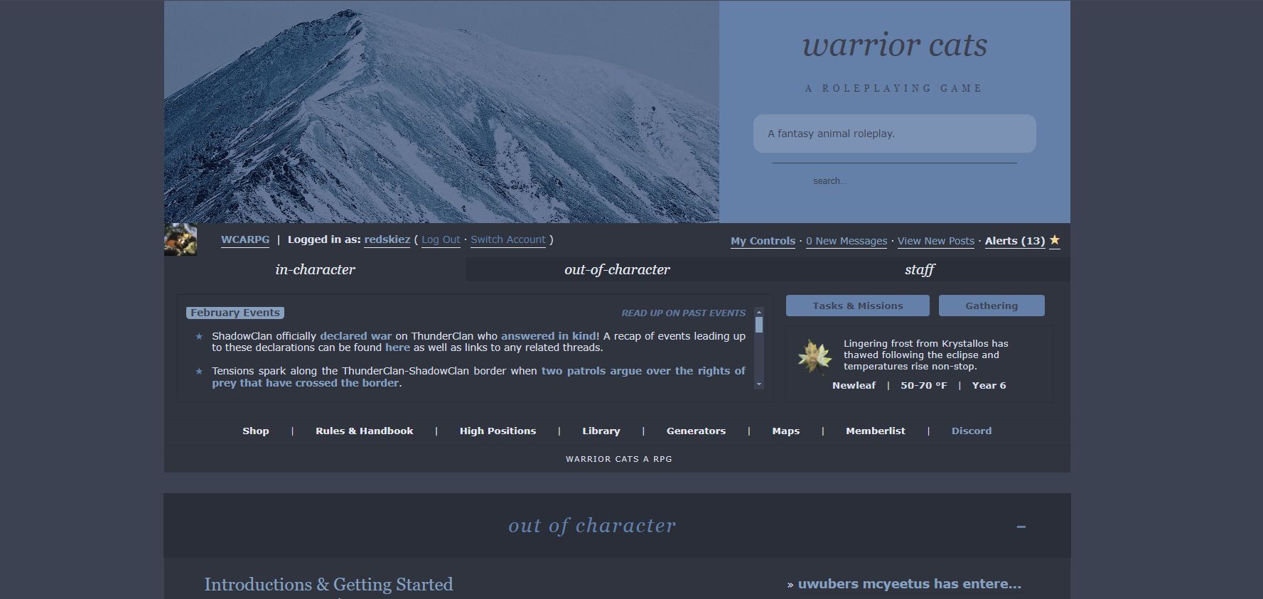 Screenshot of Nord for WCAPRG