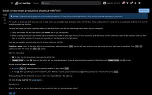 Screenshot of stackoverflow.com black and wide
