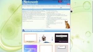 Screenshot of Frutiger Neko