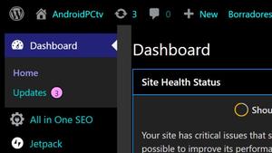 Screenshot of AndroidPC /  APCTV Admin Oscuro