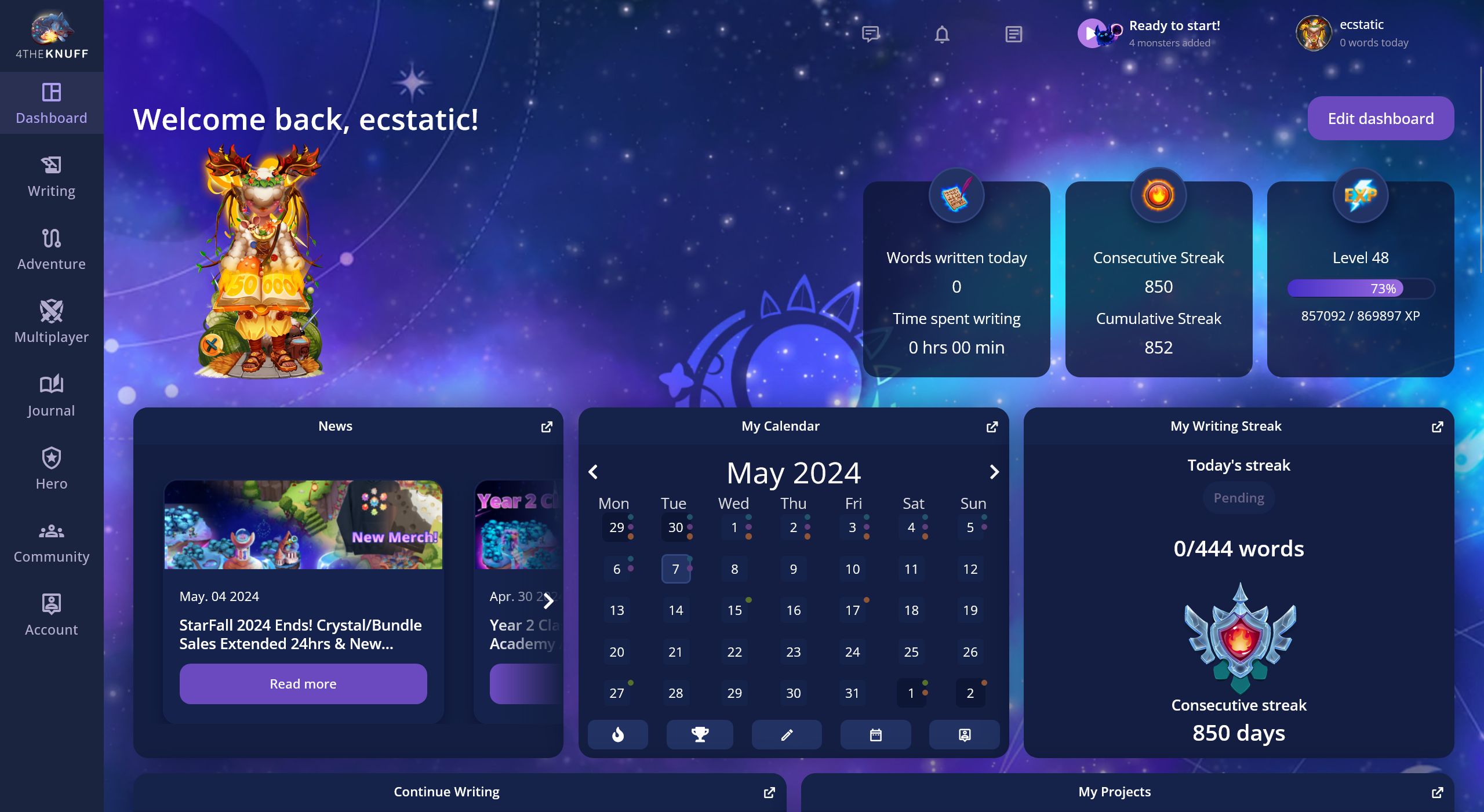 Screenshot of 4theWords - Astrology Class