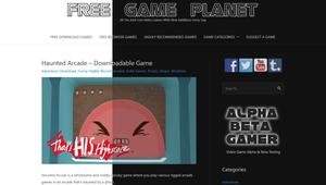 Screenshot of Dark theme for FreeGamePlanet.com