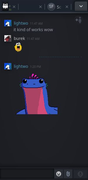 Screenshot of Responsive Steam Chat