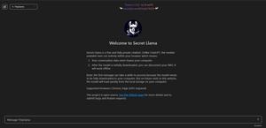 Screenshot of Secret Llama tweaks