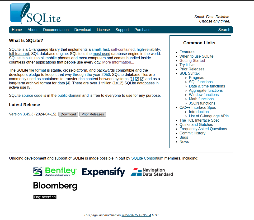 SQLite docs readable — UserStyles.world