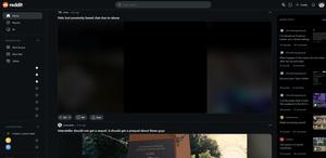 Screenshot of reddit.com - Widescreen mode