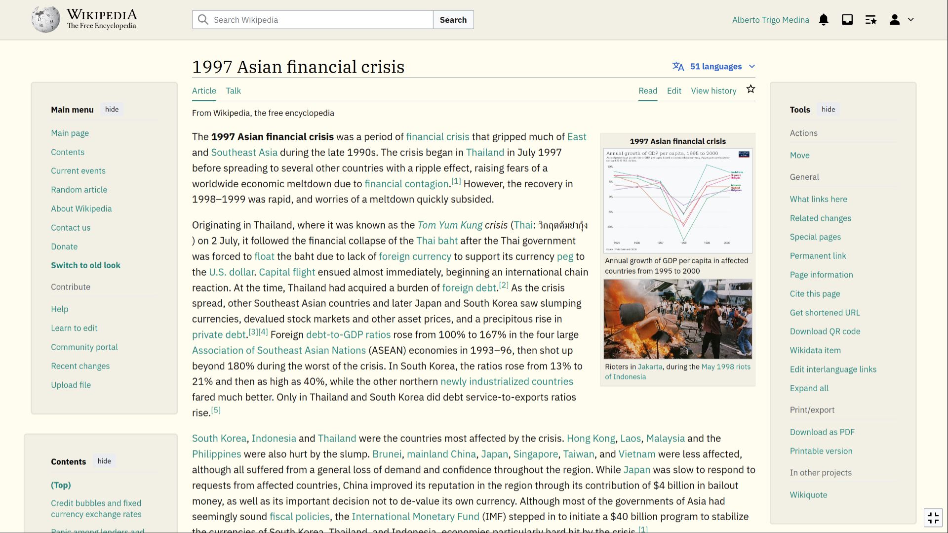 Screenshot of Flexoki for Wikipedia