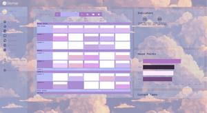 Screenshot of Cloud Daymap Style Template