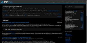 Screenshot of Arch Linux Dark