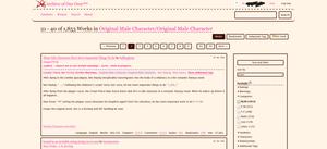 Screenshot of AO3 - sepia mode