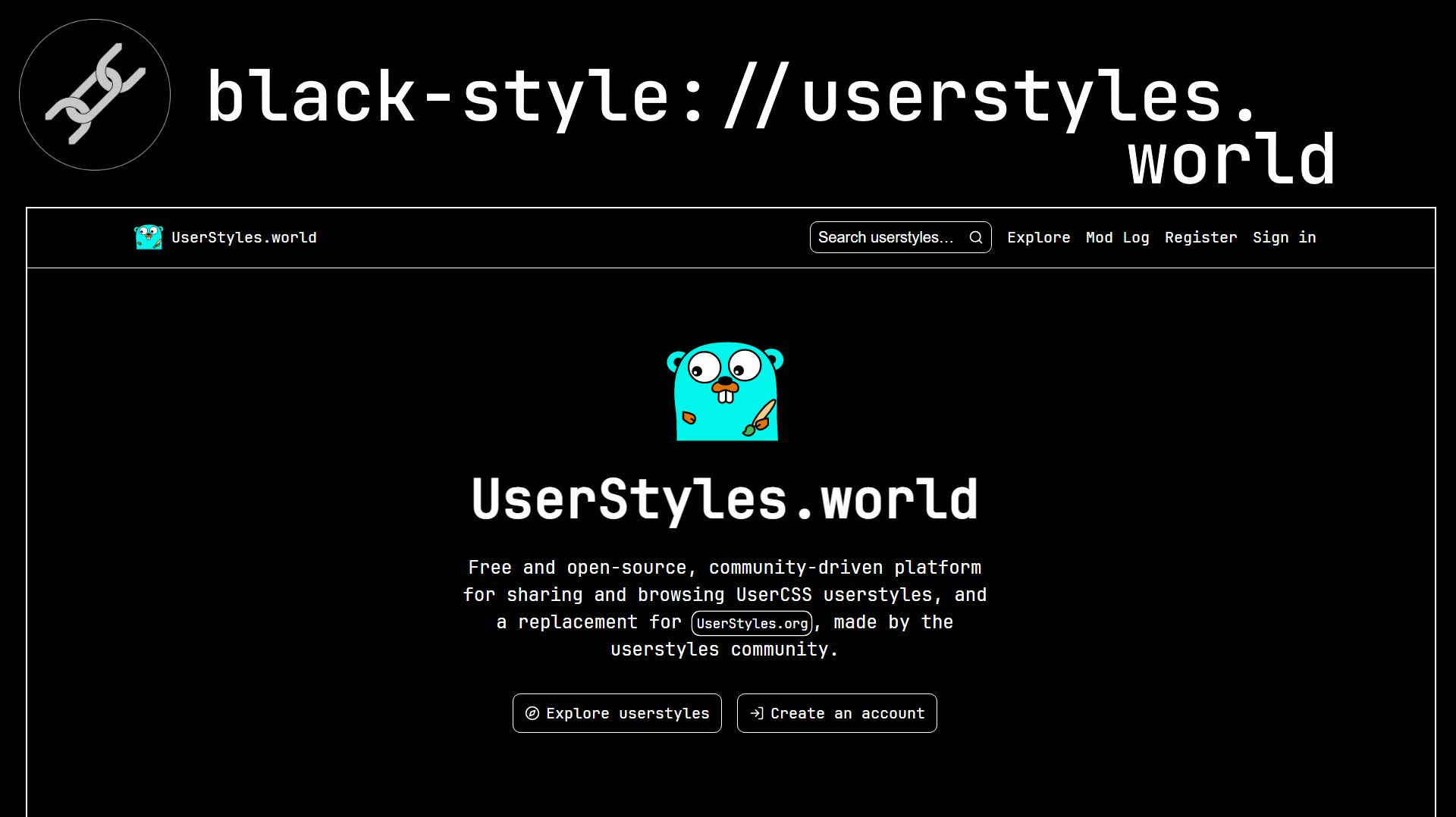 Screenshot of [HIGH CONTRAST] UserStyles.World