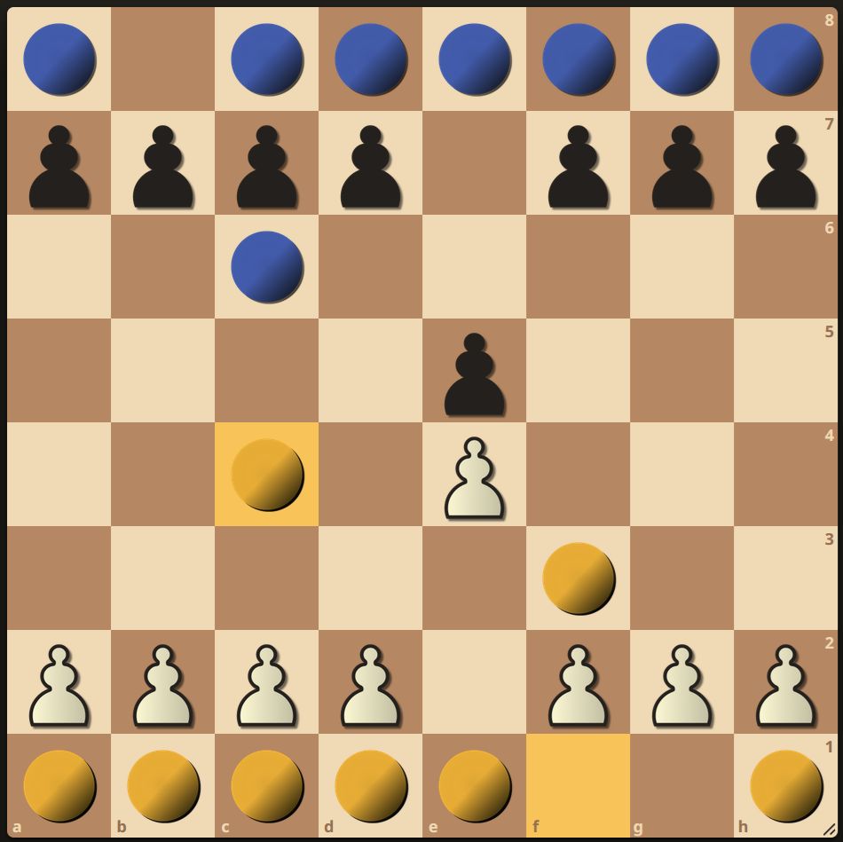 Screenshot of Lichess - Blindfold Lv. 1