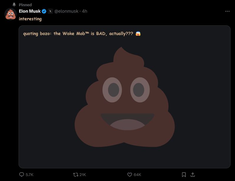 Screenshot of Elon Musk Poopifier