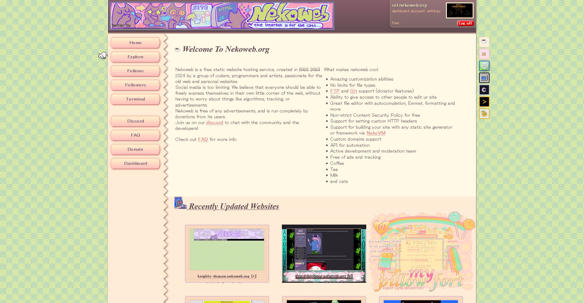 Screenshot of Milkshake