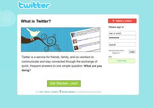 Screenshot of 2007 Twitter for Pliko
