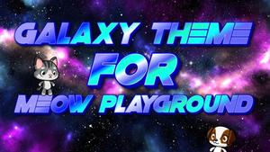 Screenshot of Galaxy Theme for Meow Playground