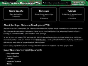 Screenshot of wiki.SuperFamicom.org Dark