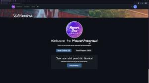 Screenshot of mamestagram github dark theme
