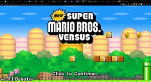 Screenshot of Mario Vs Luigi fullscreen