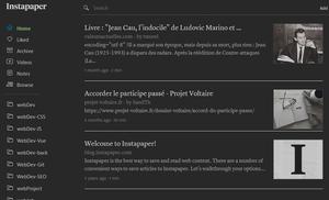 Screenshot of Instapaper Gruv