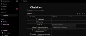 Screenshot of notion.so Notion Modern Dark (AllTheCSS)