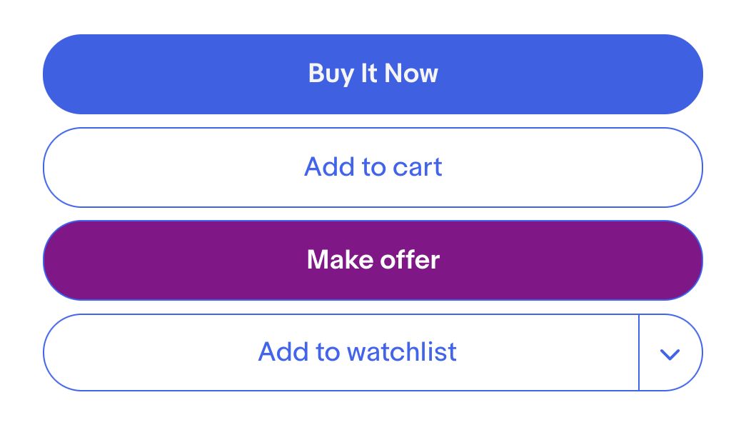 Screenshot of Colored eBay "Make Offer" button