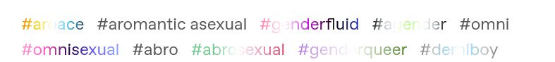 Screenshot of More Pride Tags