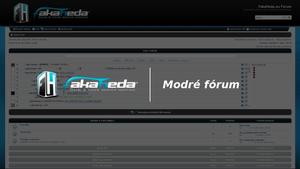 Screenshot of FakaHeda fórum – Modrý styl