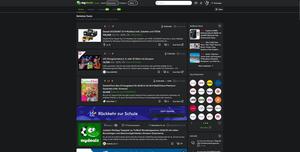 Screenshot of mydealz.de Dark Mode