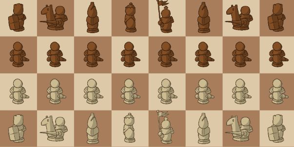 Screenshot of Illustrated Chess Pieces