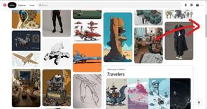 Screenshot of Pinterest Scroll Fix