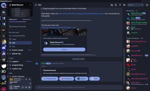 Screenshot of MaterialDiscord