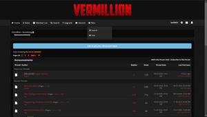 Screenshot of v3rmillion.rip - Black & Red