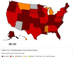 Screenshot of CDC wastewater map recolor