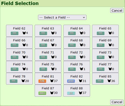 Screenshot of Pokefarm - Hide Full Fields