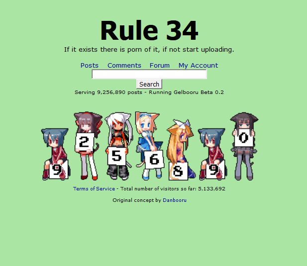 Screenshot of Old Rule34