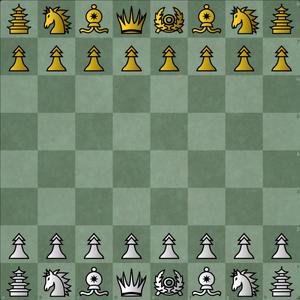 Screenshot of Firi Chess pieceset - Lichess