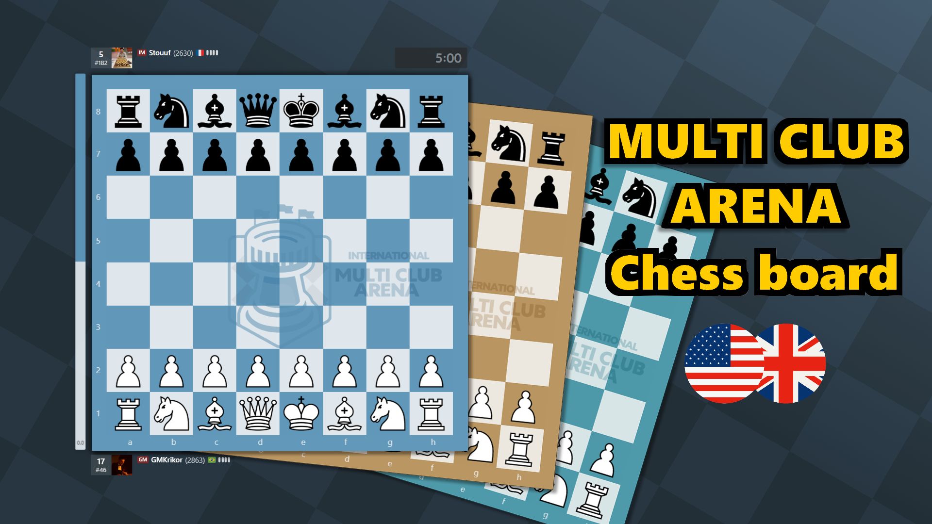 Screenshot of 🟨INTL Multi Club Arena (ENG): chessboard