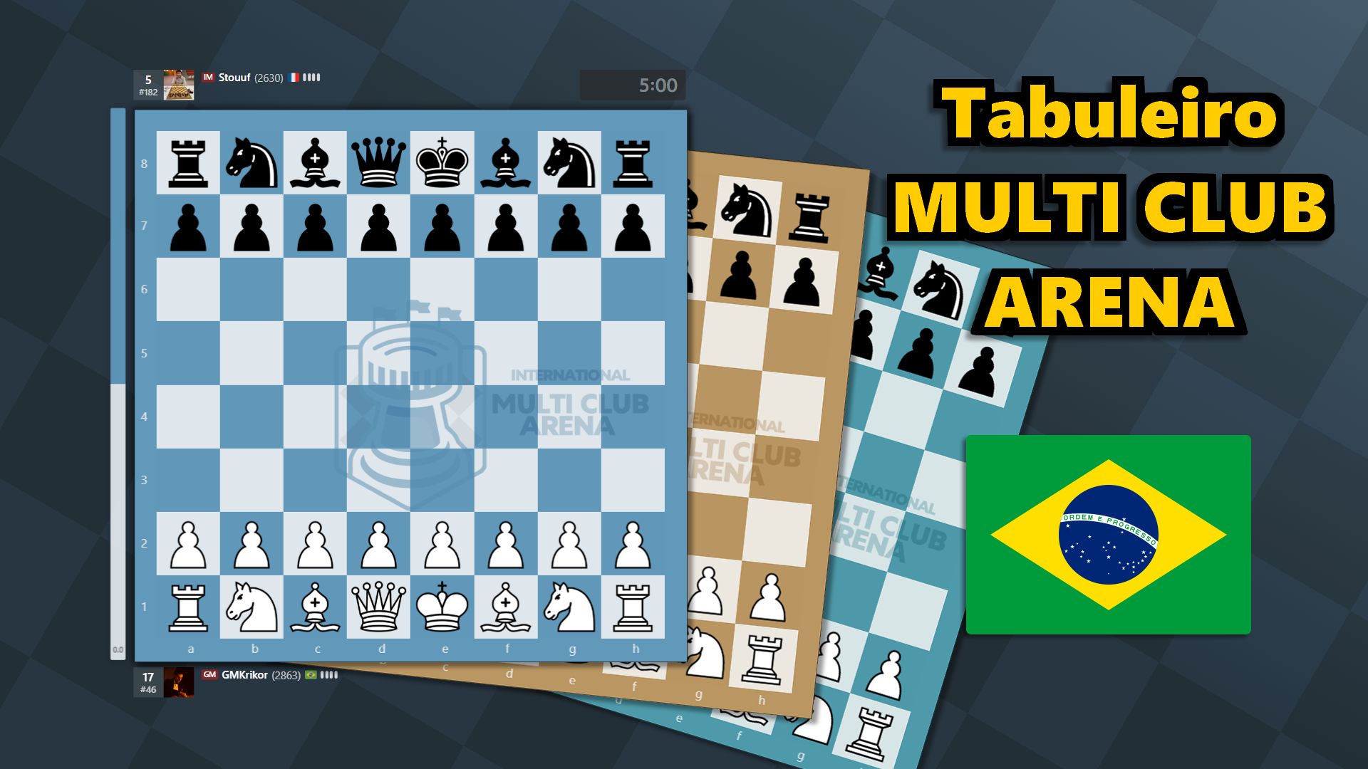 Screenshot of 🟨INTL Multi Club Arena (pt-BR): chessboard